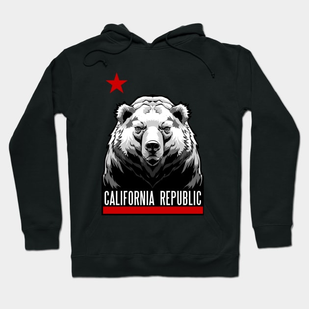 California Republic Hoodie by Styleuniversal